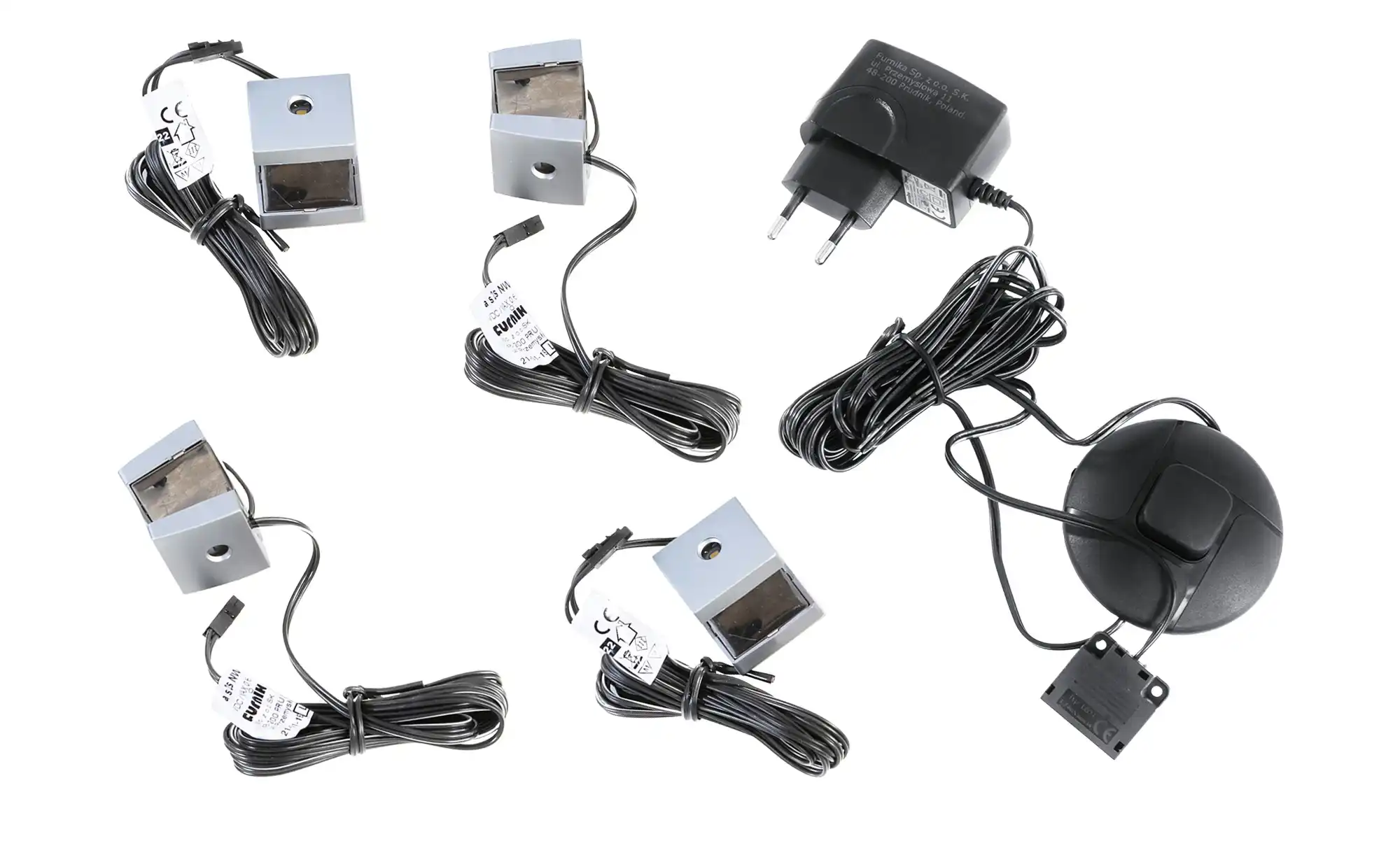 LED-Holzbodenbeleuchtung, 4er-Set  Toneo