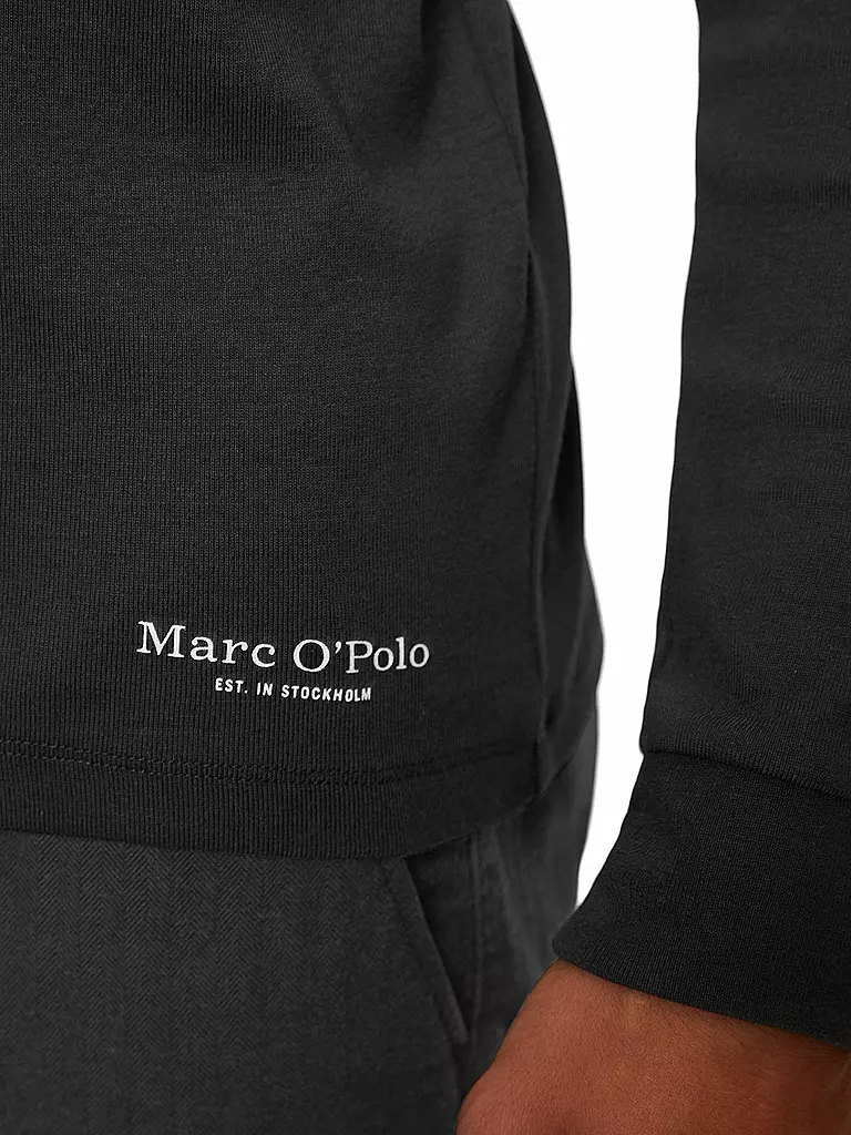 MARC O'POLO Rollkragenshirt schwarz