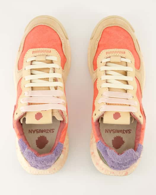 Satorisan Chacrona Linen Sneaker in Rot