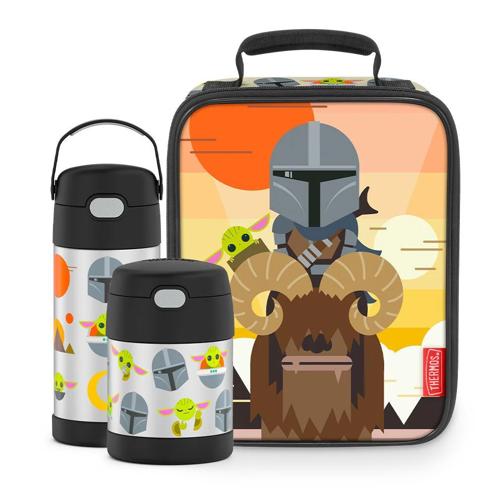 SOFT LUNCH BOX THEMANDALORIAN™,12ozFUNTAINER® WATER BOTTLE THE MANDALORIAN™,10oz FUNTAINER®FOOD JAR THE MANDALORIAN™