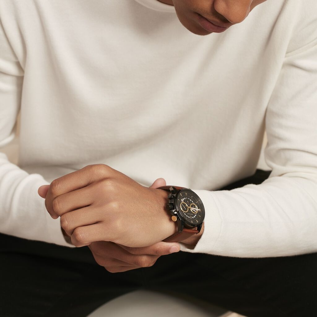 Montre Pierre Lannier Sentinelle Noir