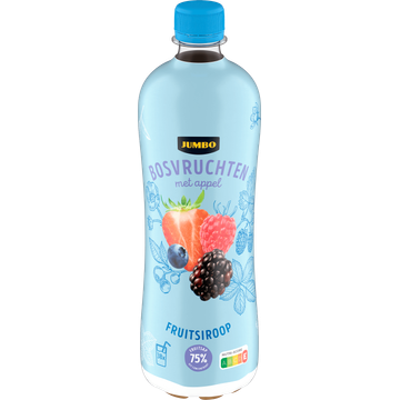 Jumbo Fruitsiroop Bosvruchten met Appel 750ML