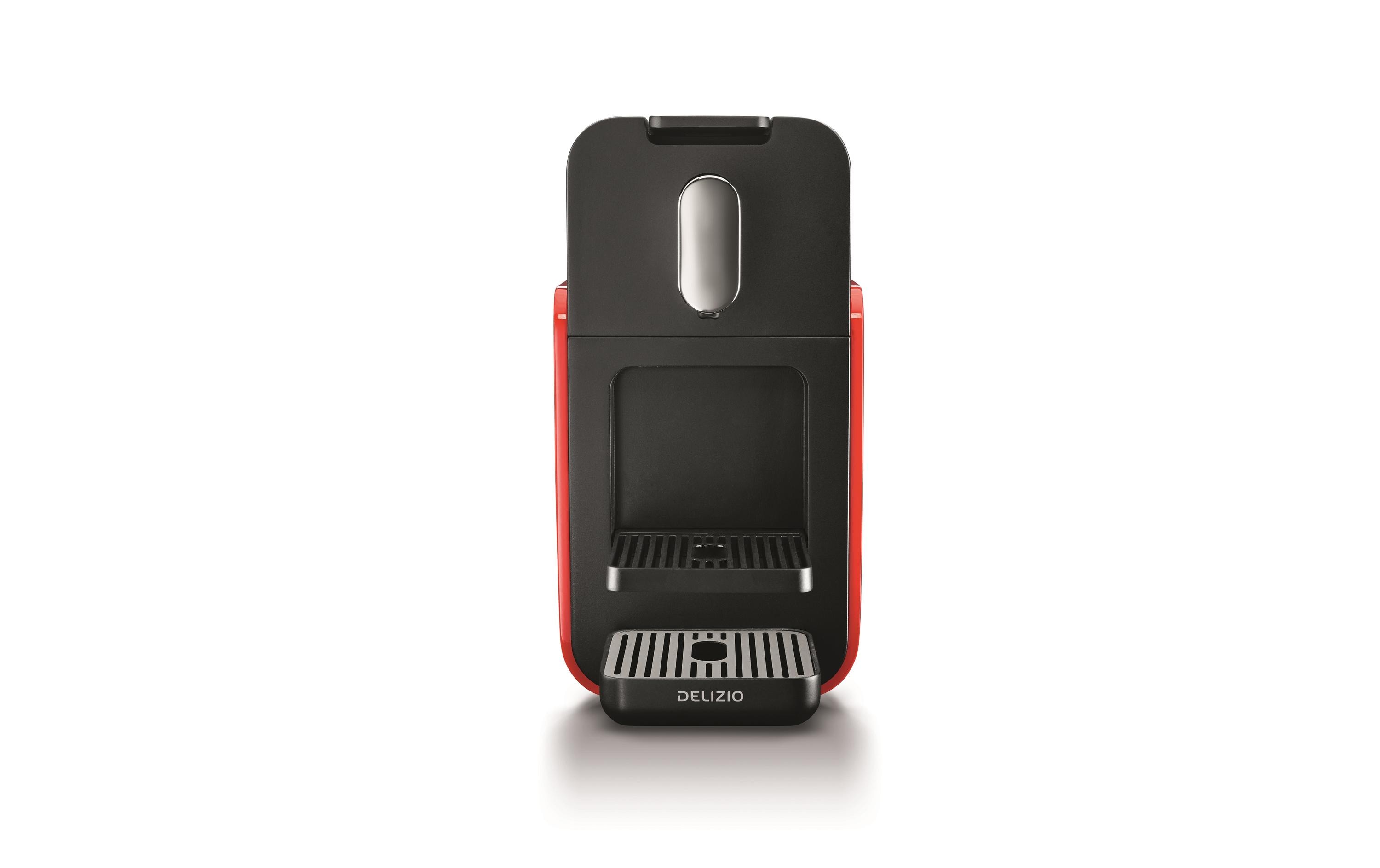 Kapselmaschine Brava Rot<br>Kaffeemaschine für die Verwendung mit Kapseln des Delizio-Systems