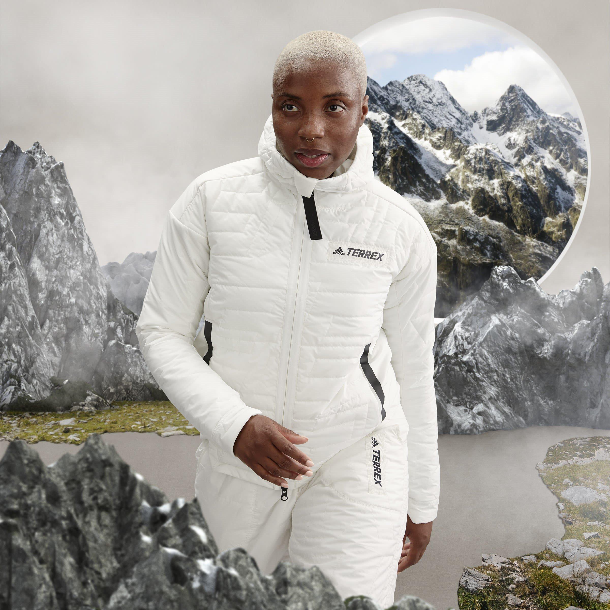 adidas Terrex MYSHELTER PrimaLoft Hooded Padded Jacket Womens