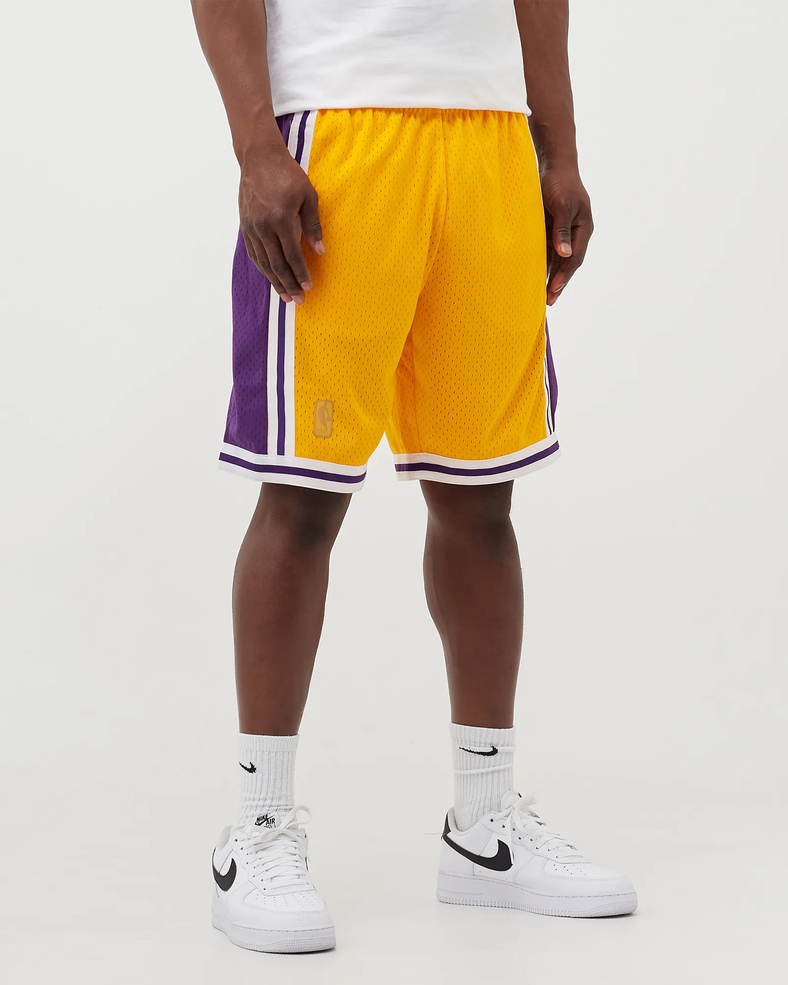 Mitchell & Ness NBA Swingman Shorts Los Angeles Lakers Home 1996-97