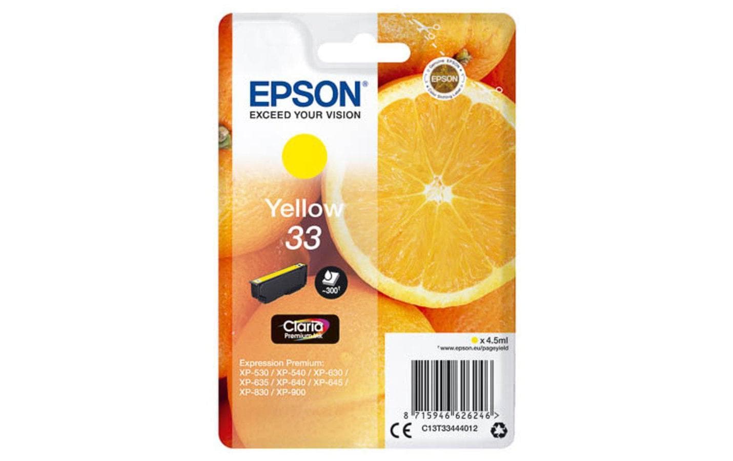 Tinte 33 / T33444012 YellowTinte, Yellow