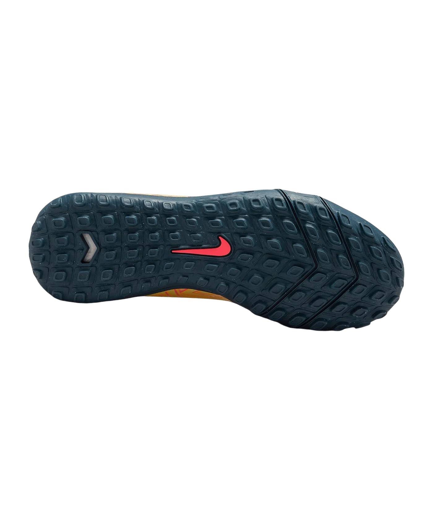 Nike Jr Air Zoom Mercurial Vapor XVI Academy TF Mbappe Signature Kids Orange Blau F800