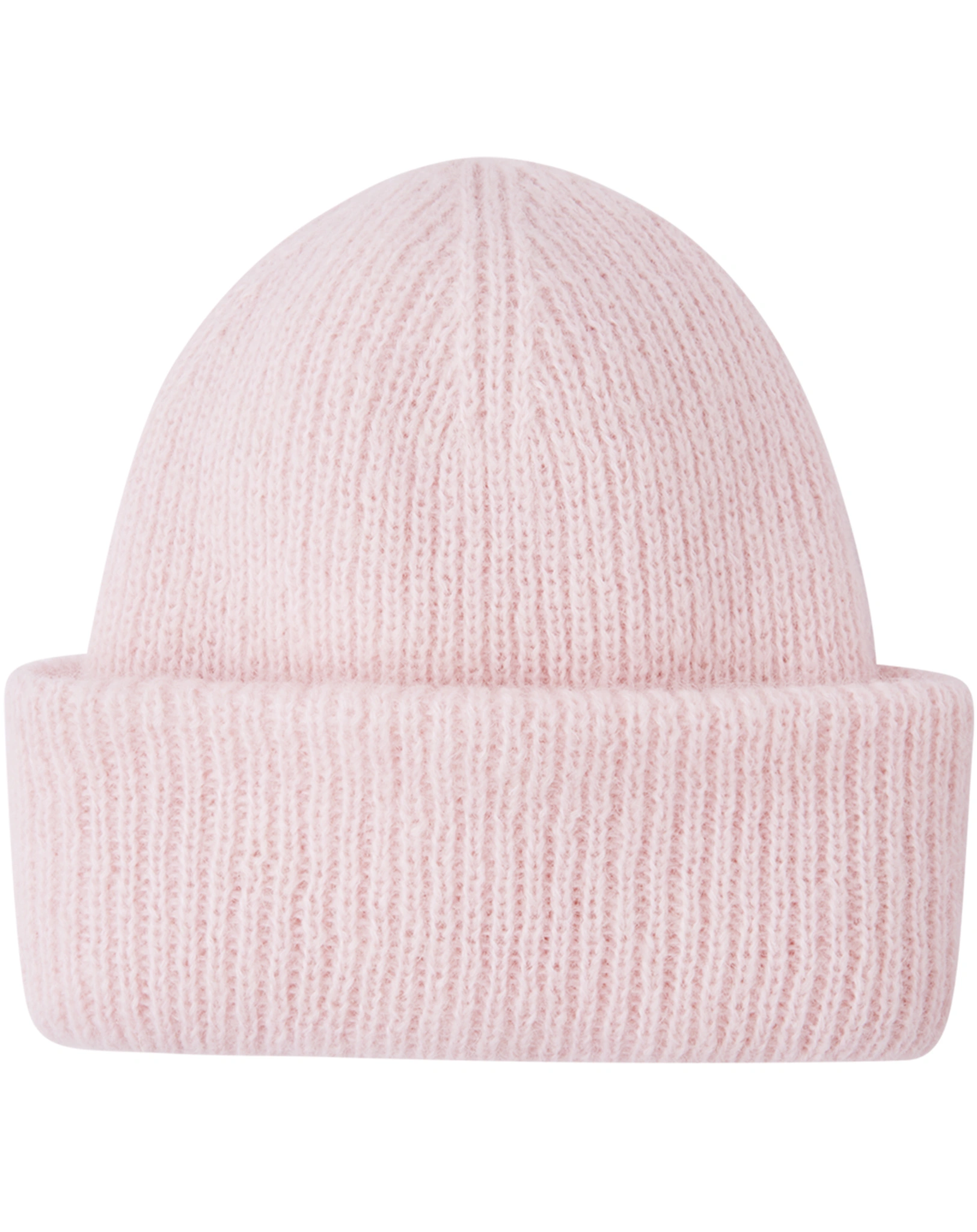 Strick-Beanie PILVINEN mit Merino in pale rose