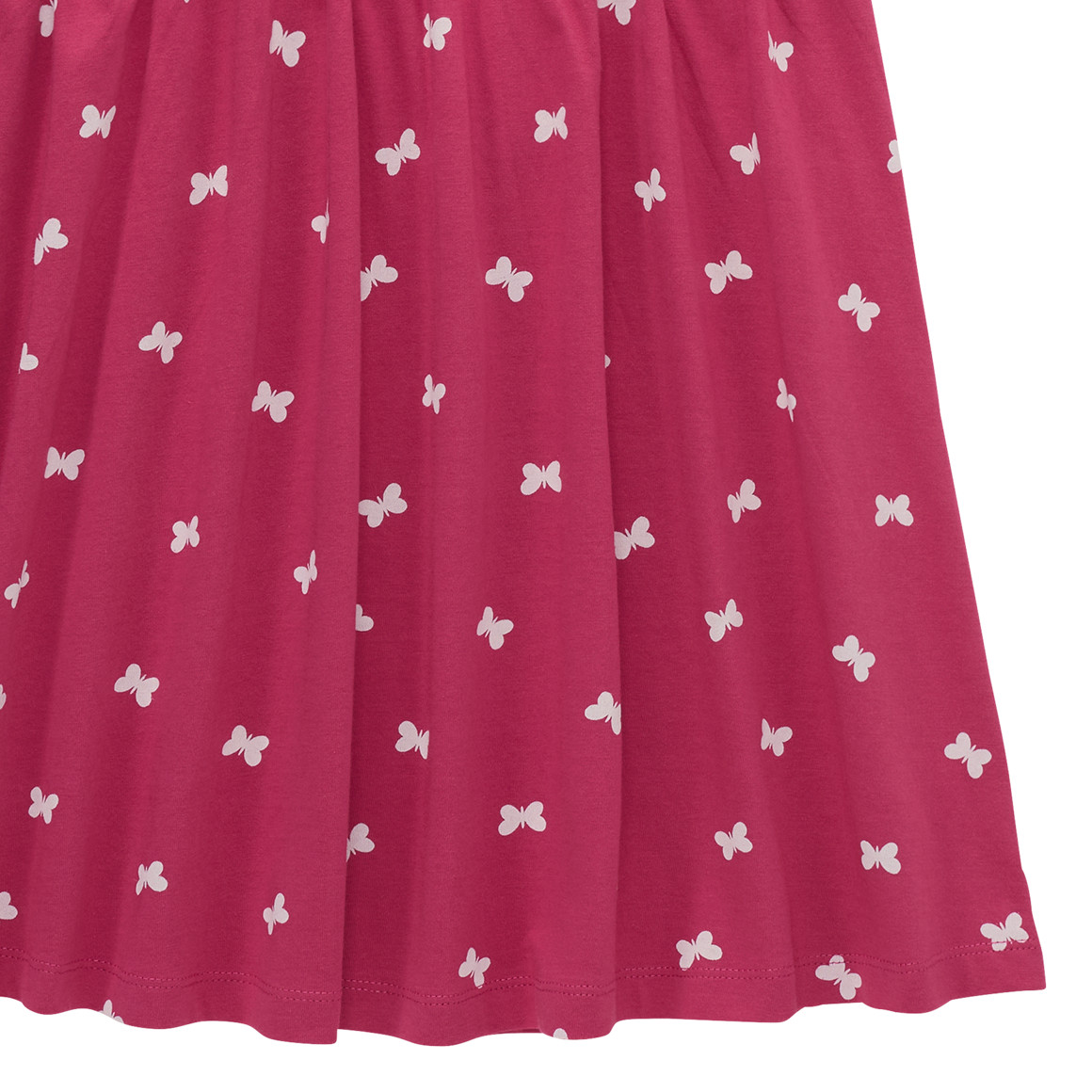 Topolino Mädchen Kleid mit Schmetterling-Allover pink