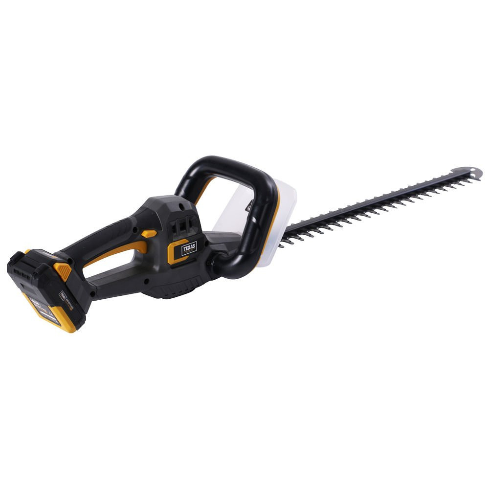 Pack taille-haies sans fil batterie 20v 4ah lamier 52cm texas htx2000