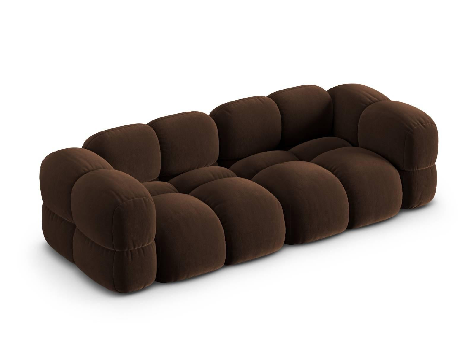Cosmopolitan Design Loretto 3-zitsbank - Chocolade