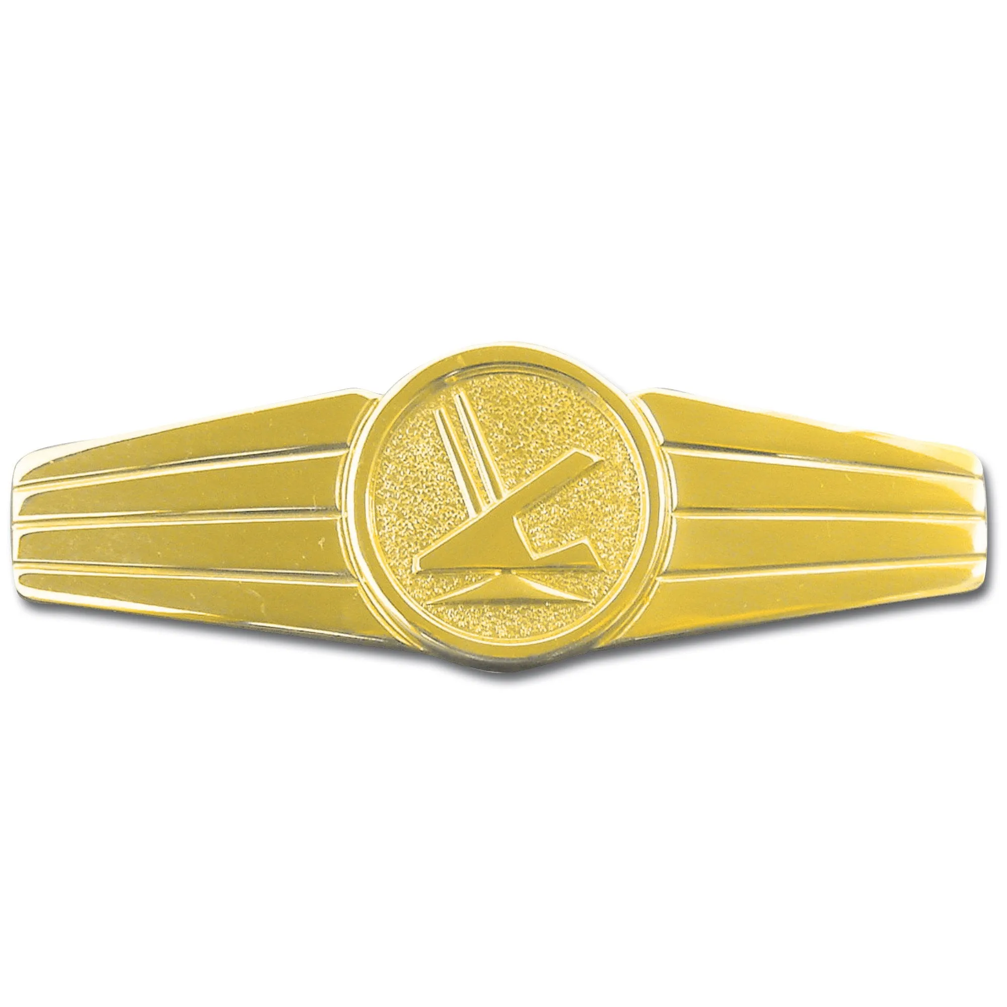 Fritzsch -  Abzeichen BW Sicherungspersonal Metall goldfarben alt