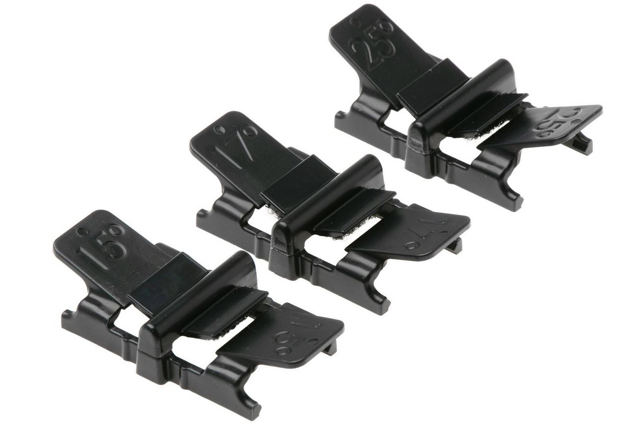 Wicked Edge Venture WEKG-SET Set Of 3 Knife Guides, slijphoekgeleiders (15, 17 & 25°)