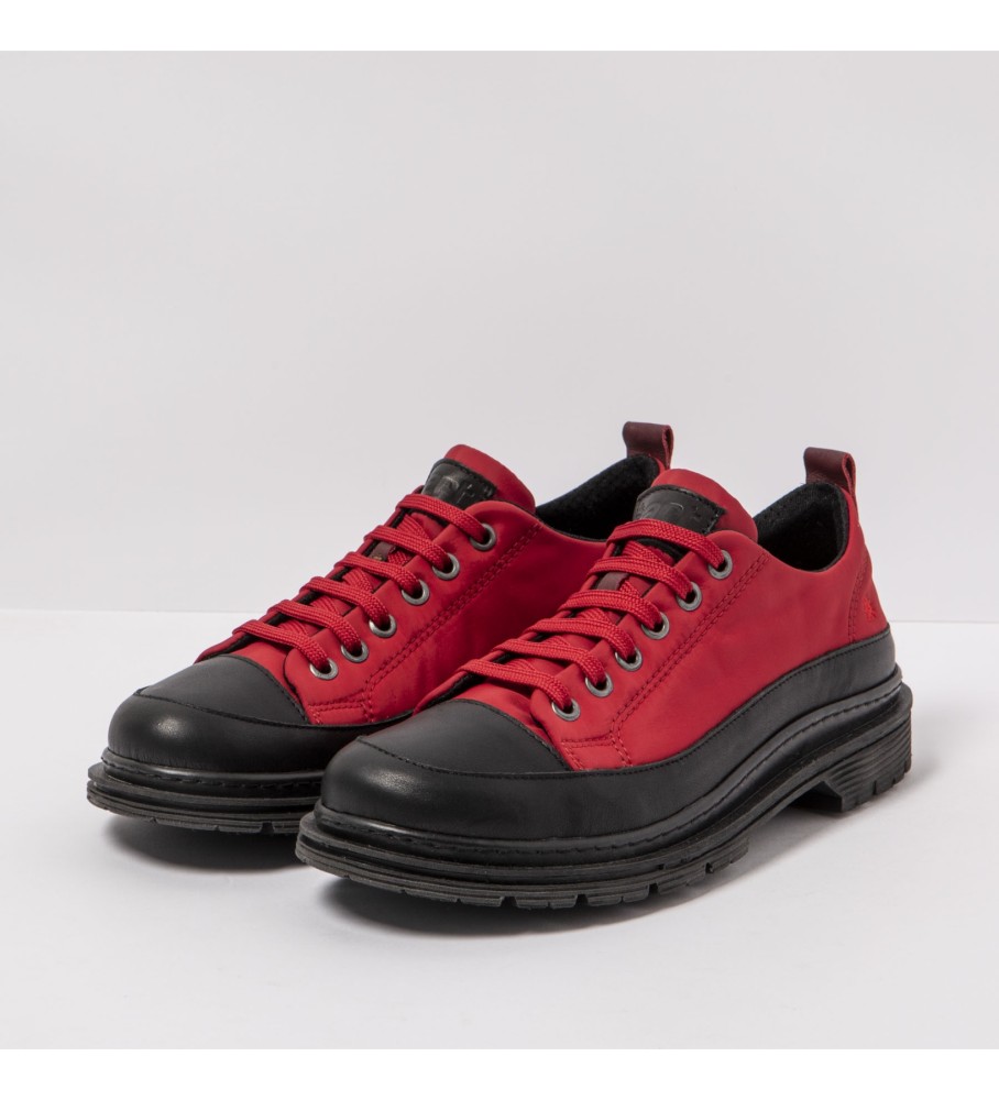 Sapatos de couro artístico 1894 Nylon vermelho
