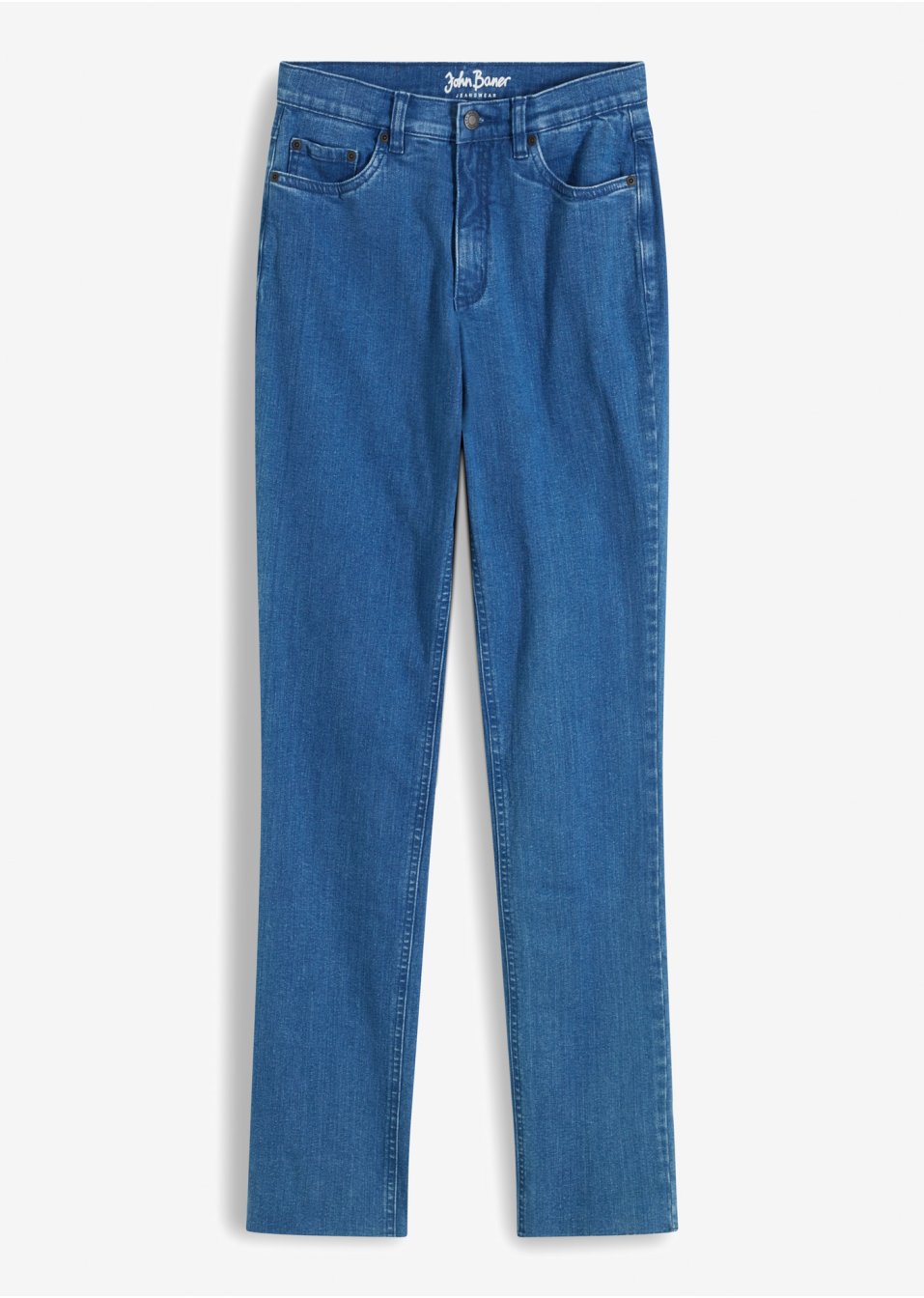 Jean extensible avec base à cru, Straight