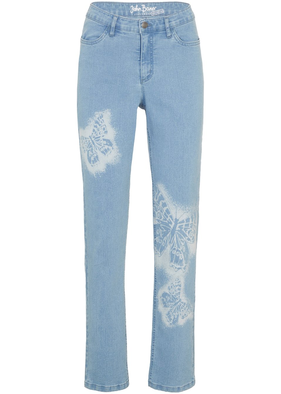 Jean extensible imprimé, Straight