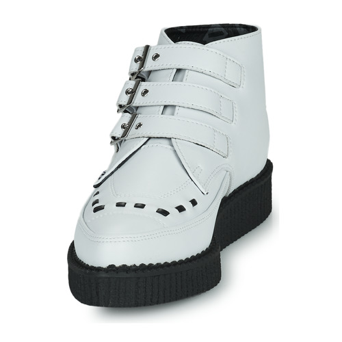 TUK - POINTED CREEPER 3 BUCKLE BOOT - Blanc
