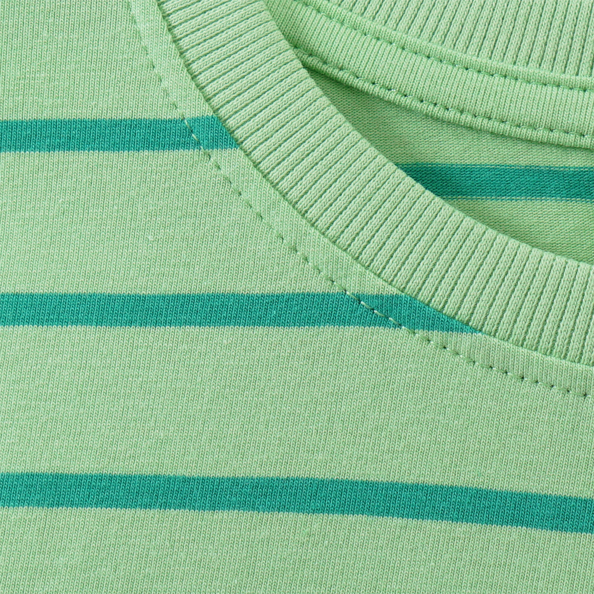 Famy 3 Jungen T-Shirts in verschiedenen Dessins blau / beige / hellgrün