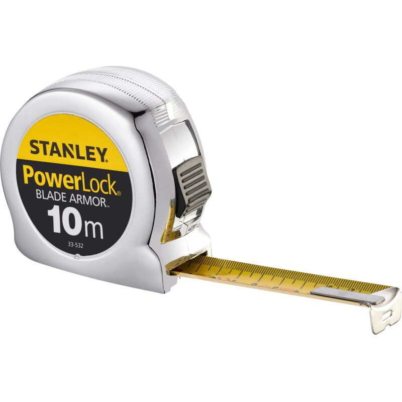 Mètre ruban STANLEY Blade Armor Powerlock - 10 m x 25 mm