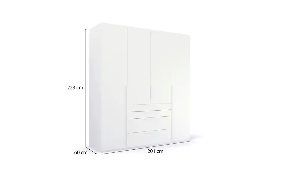Drehtürenschrank 4 Stück 201 cm