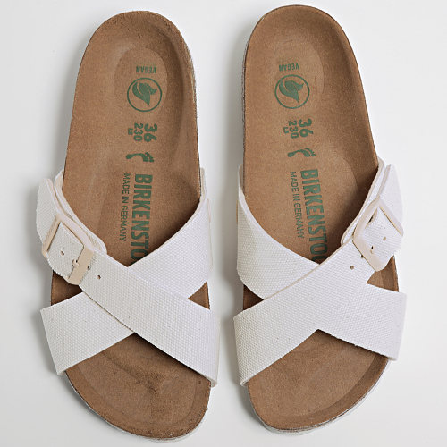 Sandales Femme Siena II Rivet Logo Vegan Blanc