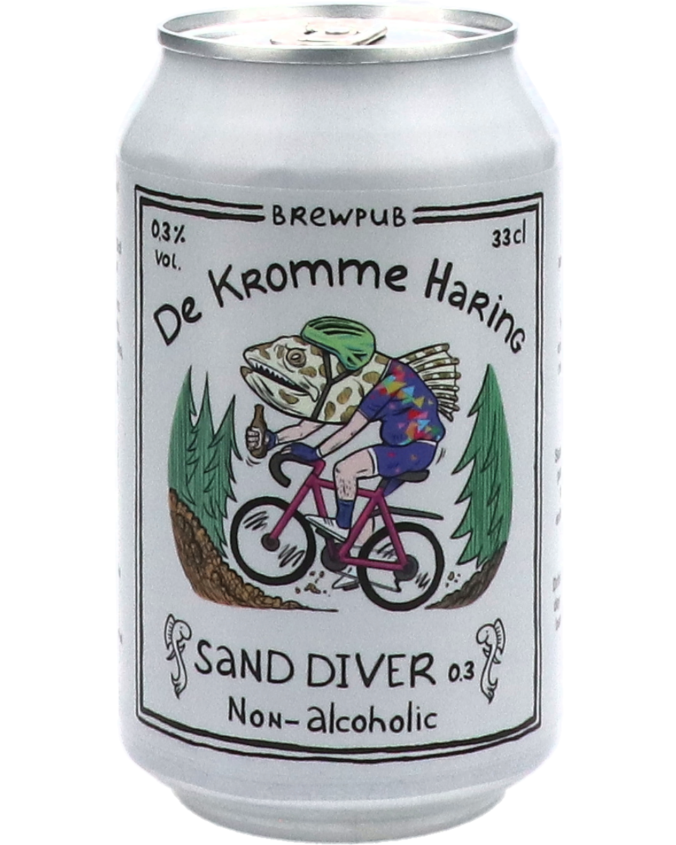 De Kromme Haring Sand Diver Alcoholarm 33 cl