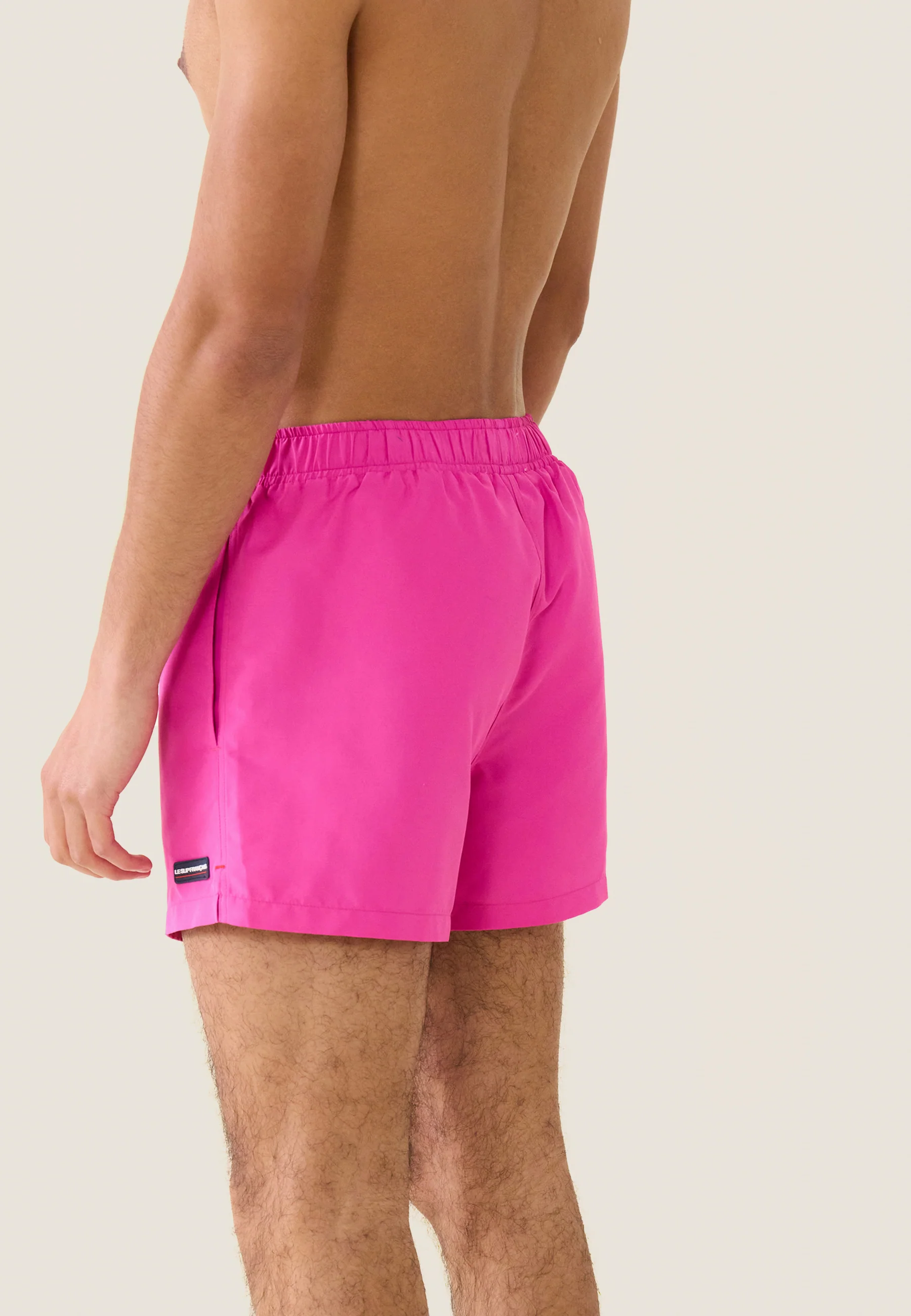 Short de bain court recyclé-Liamone Rose Violet