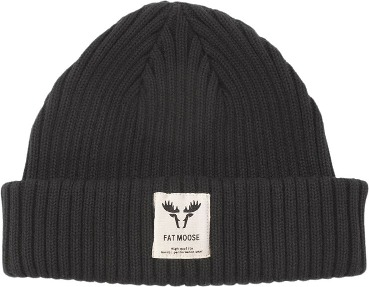 Fat Moose Fat Beanie Black