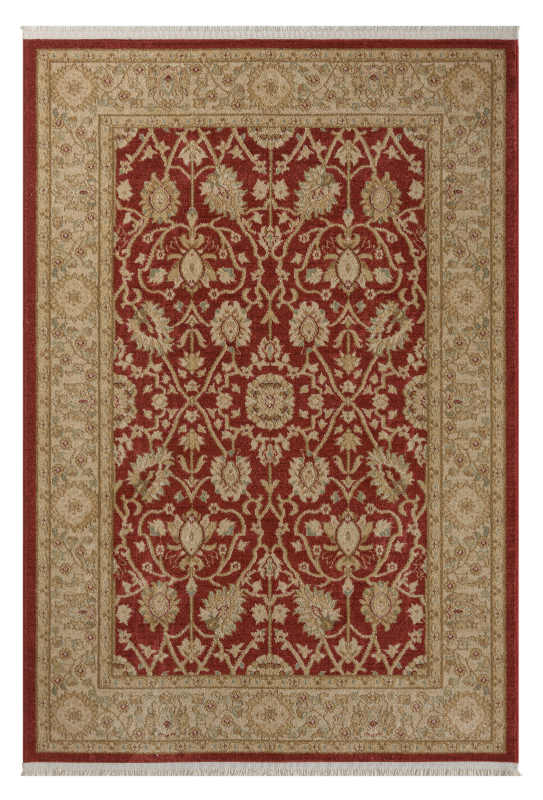 Teppich MARYAM 1 - weinrot-creme - 140x200 cm