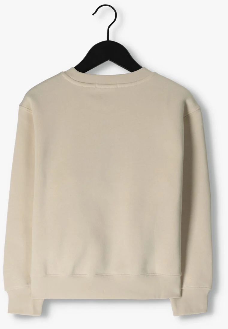 CALVIN KLEIN beige calvin klein trui ck embroidery logo sweatshirt