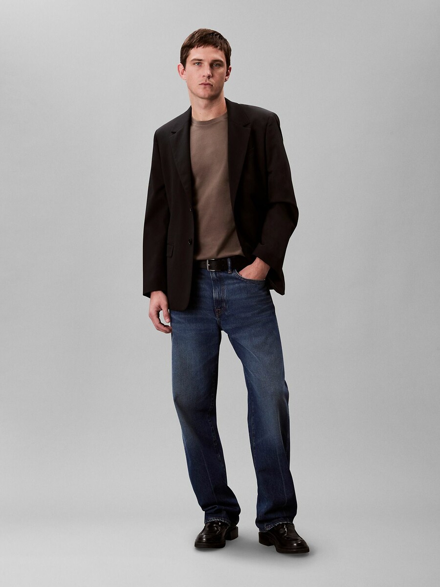 CALVIN KLEIN JEANS<br>Camiseta básica de manga curta