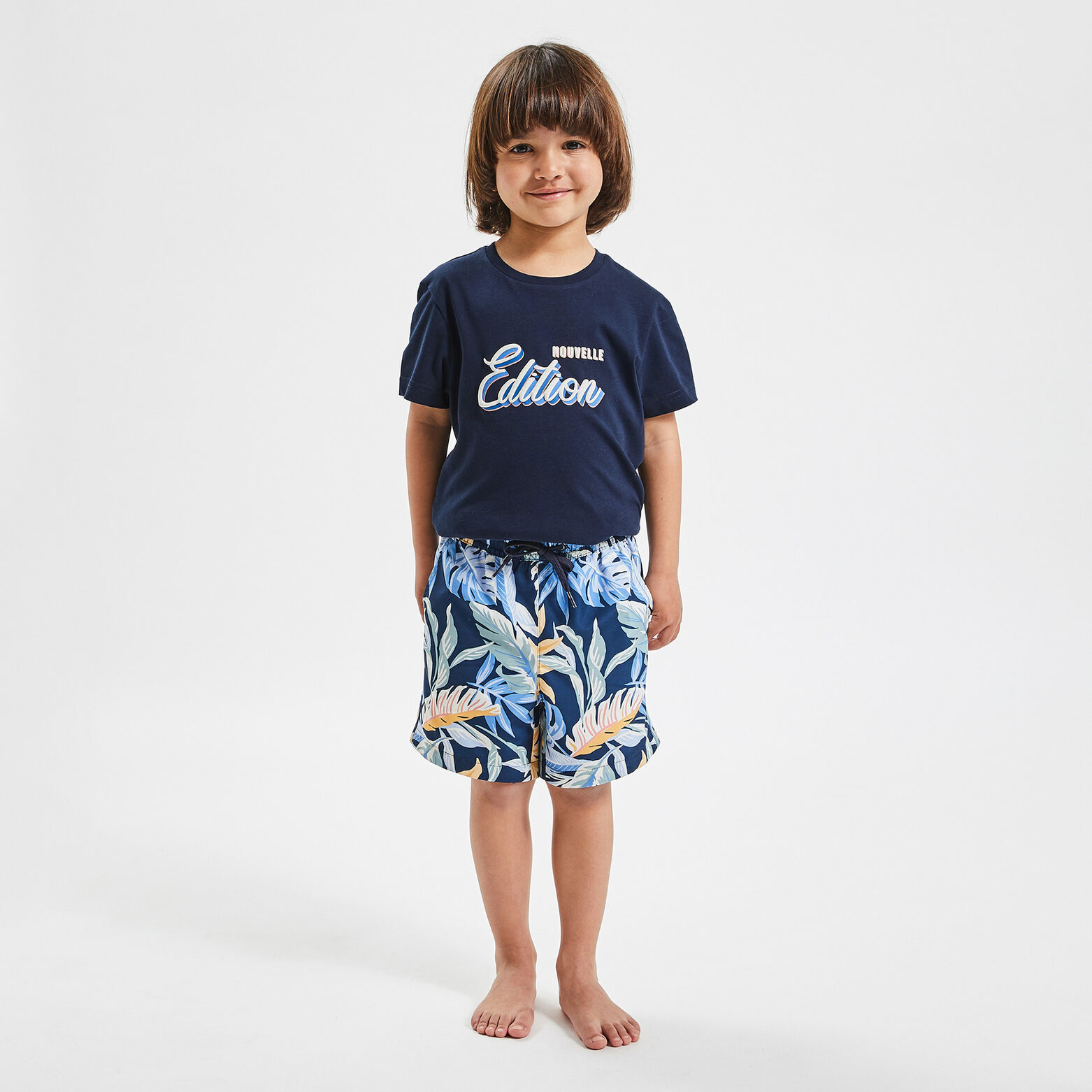 Maillot de bain imprimé Bleu moyen