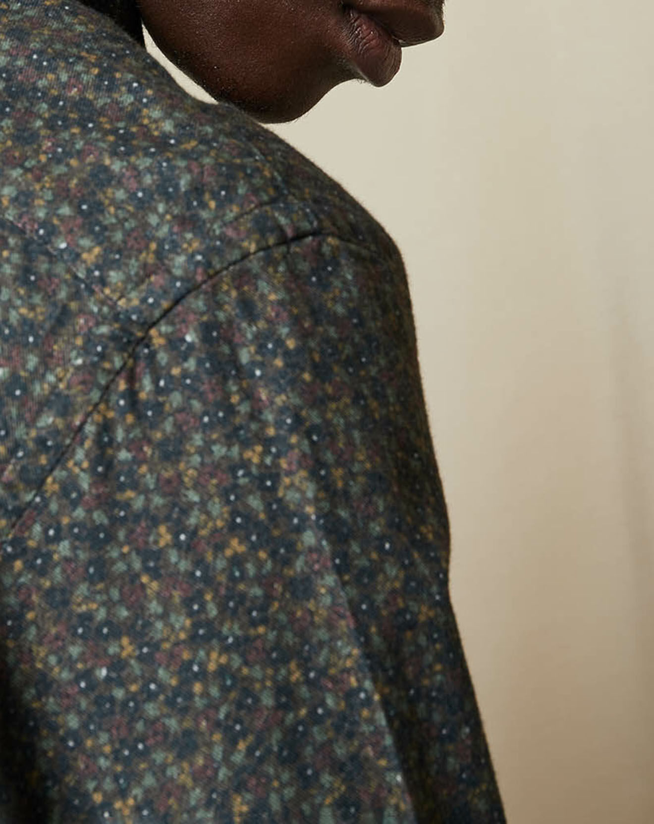 Hartford Chemise Regular Penn à fleurs marine/marron/kaki/camel