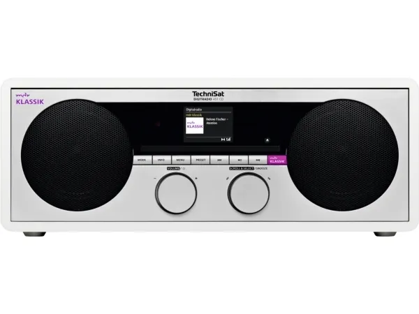 TechniSat DigitRadio 451 CD mdr Klassik Edition - Audiosystem - 2 x 10 Watt - hvid
