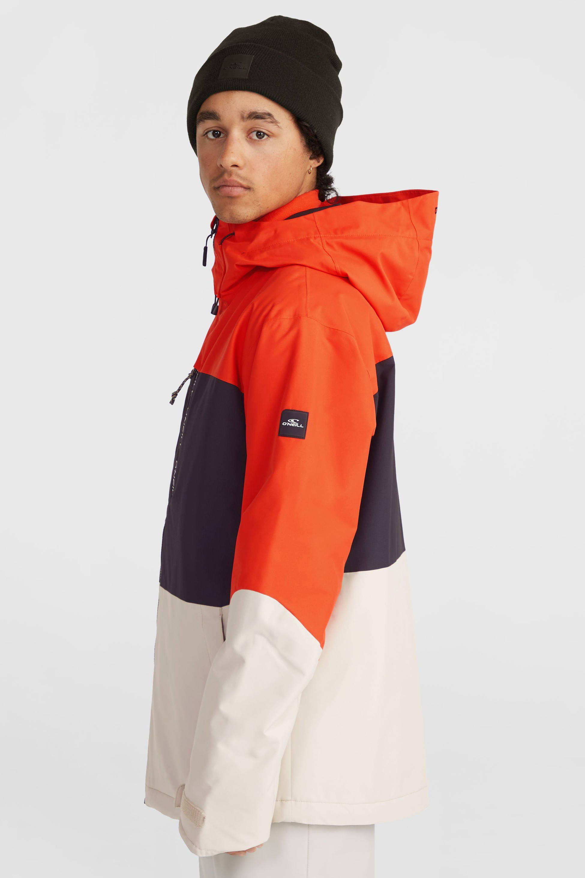 O'Neill ski-jack CARBONITE oranje/bruin/ecru