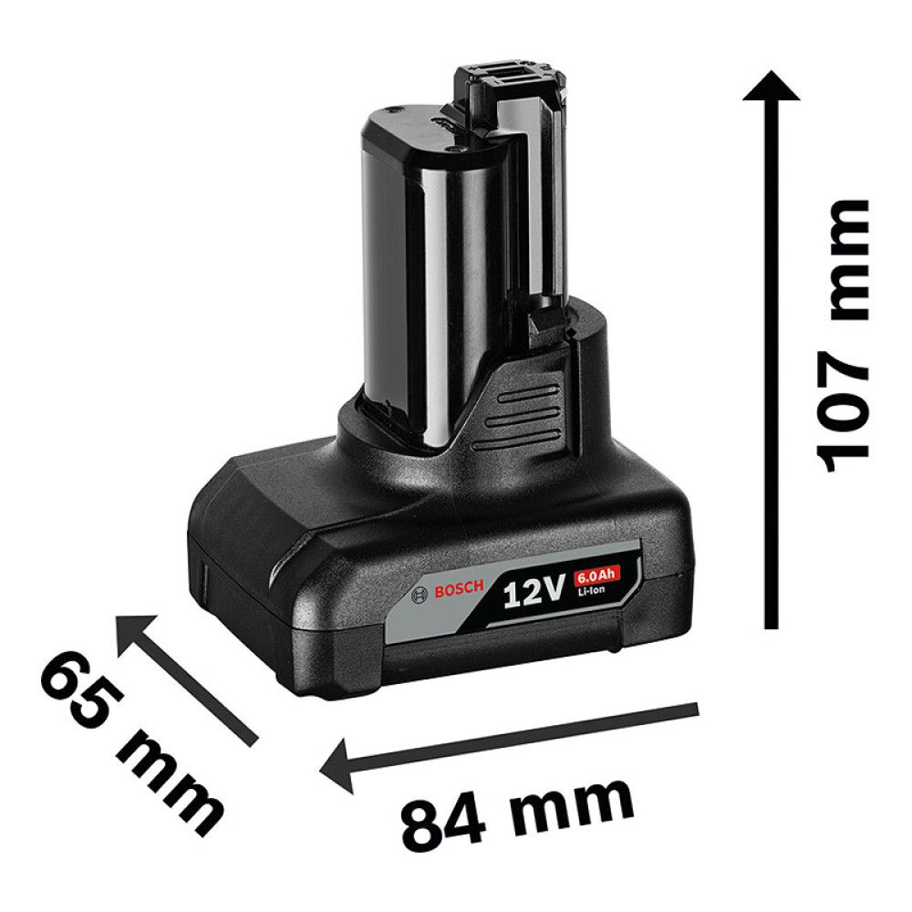 BATTERI BOSCH PROFESSIONAL 12V 6,0AH