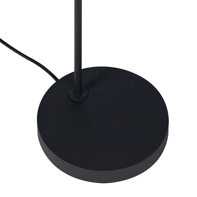 Smart vloerlamp zwart incl. wifi A60 lichtbron - Lofty