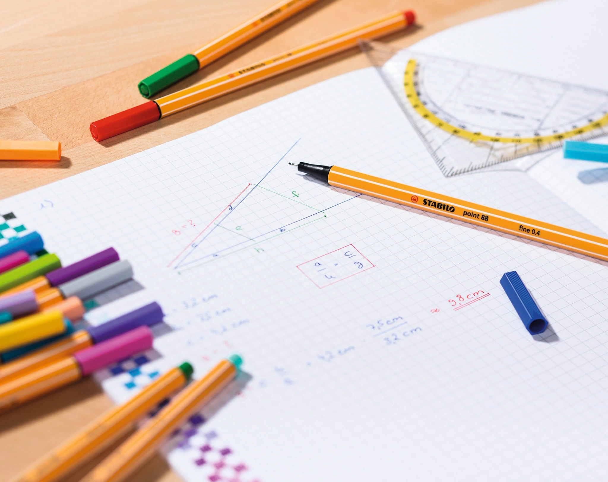 Fineliner STABILO® point 88 Zebrui 20er-Pack mit Neonfarben