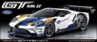 Tamiya - Rc Ford Gt Mk II 2020 Tt-02 Fjernstyret Bil Byggesæt - 1:10 - 58689