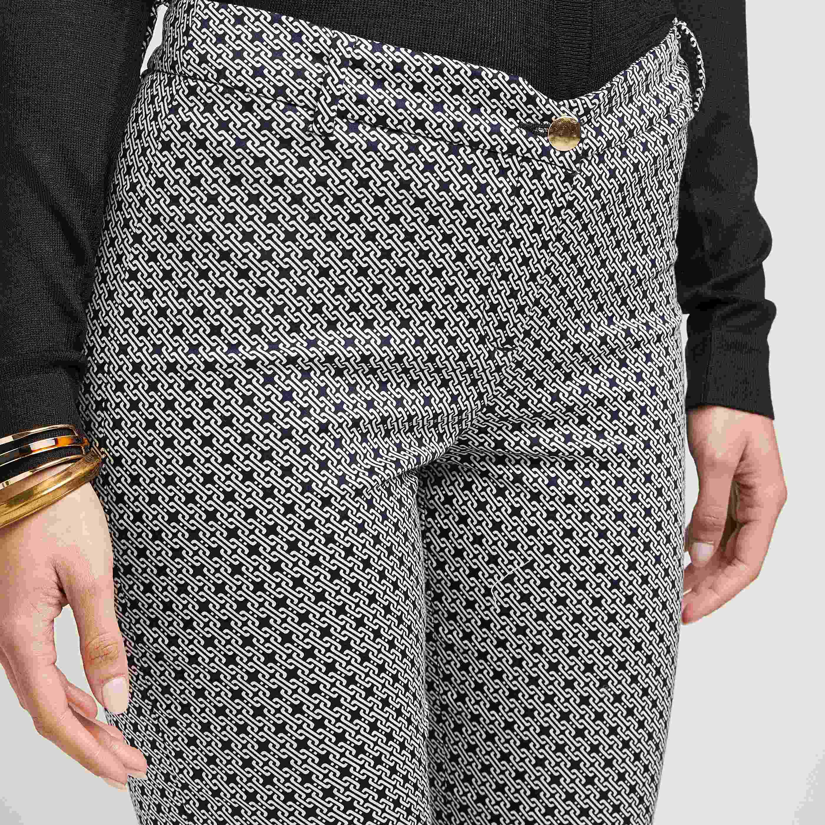 Pantalon raccourci femme - MARINE