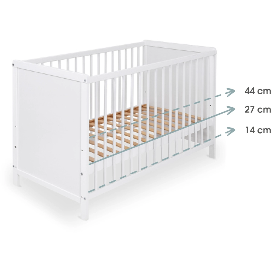 kindsgard Kinderbett godnat 60 x 120 cm weiß