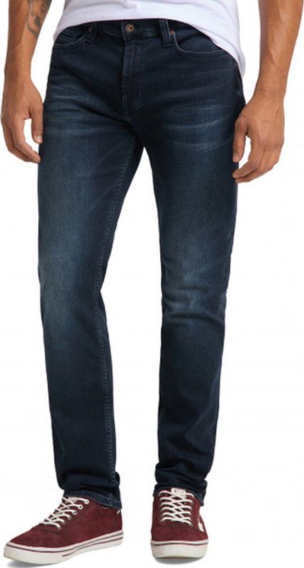 Mustang - Heren Jeans - Heren   Blauw - Katoen - 3122-1008948