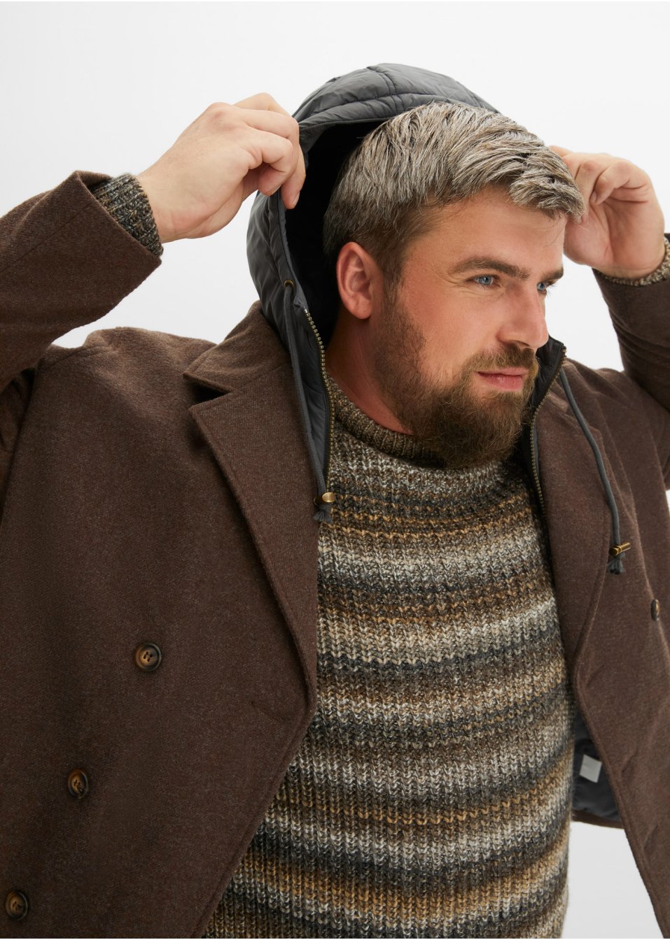Veste caban d'hiver style 2 en 1