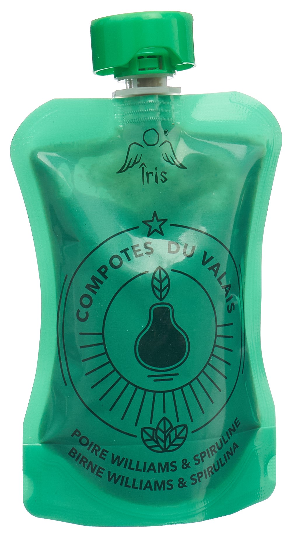 IRIS Kompott Birne Spiruline Btl 100 g