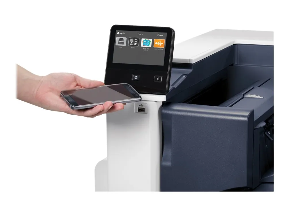 Xerox VersaLink C7000V/DN - Printer - farve - Duplex - laser - A3 - 1200 x 2400 dpi - op til 35 spm (mono) / op til 35 spm (farve) - kapacitet: 620 ark - Gigabit LAN, NFC, USB 3.0