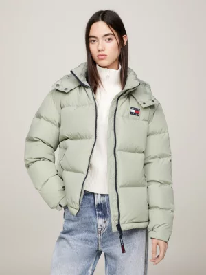 Jaqueta puffer Alaska com capuz