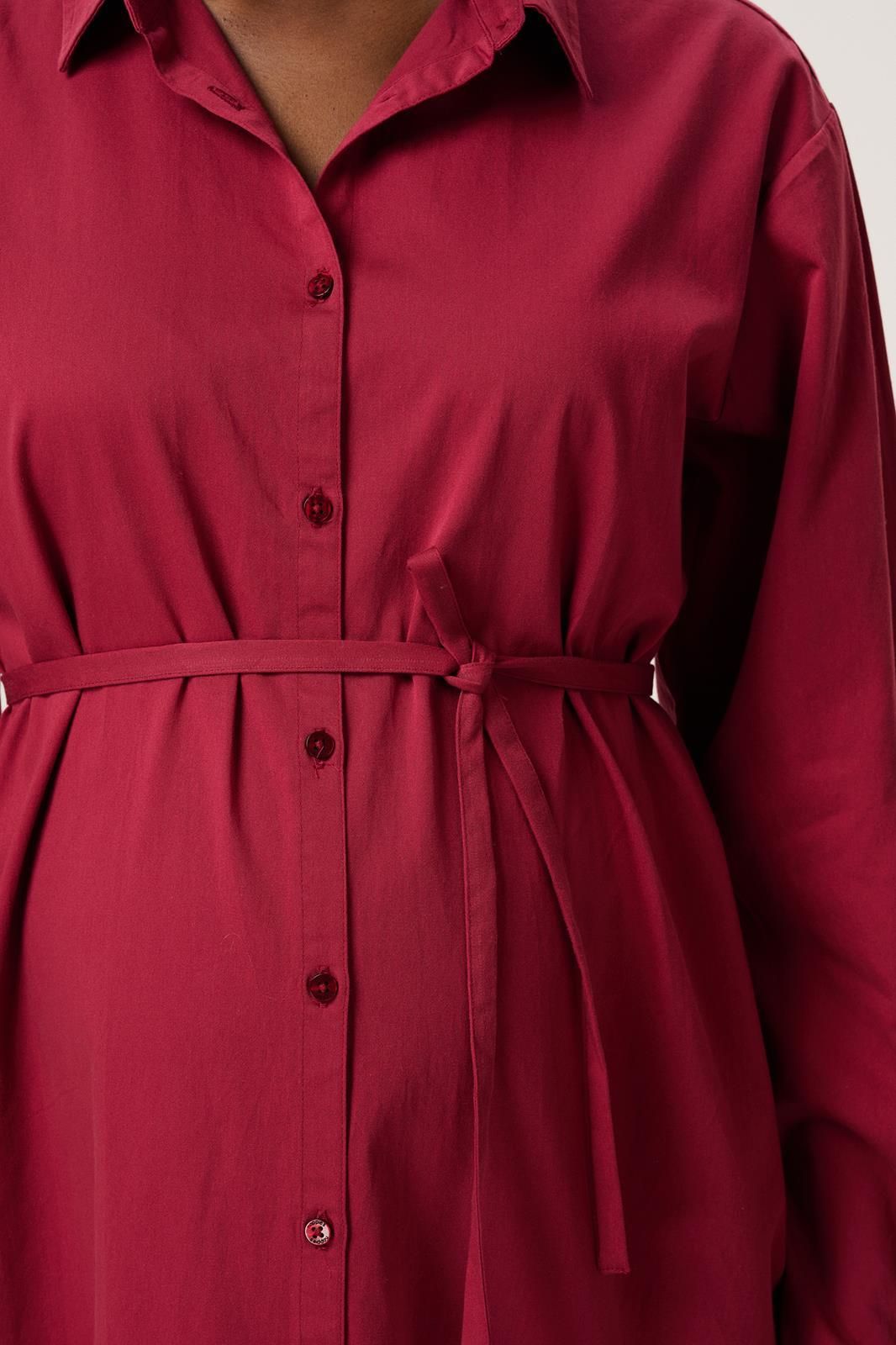 Noppies Maternity Jurk met voedingsfunctie Akaya - Tibetan Red