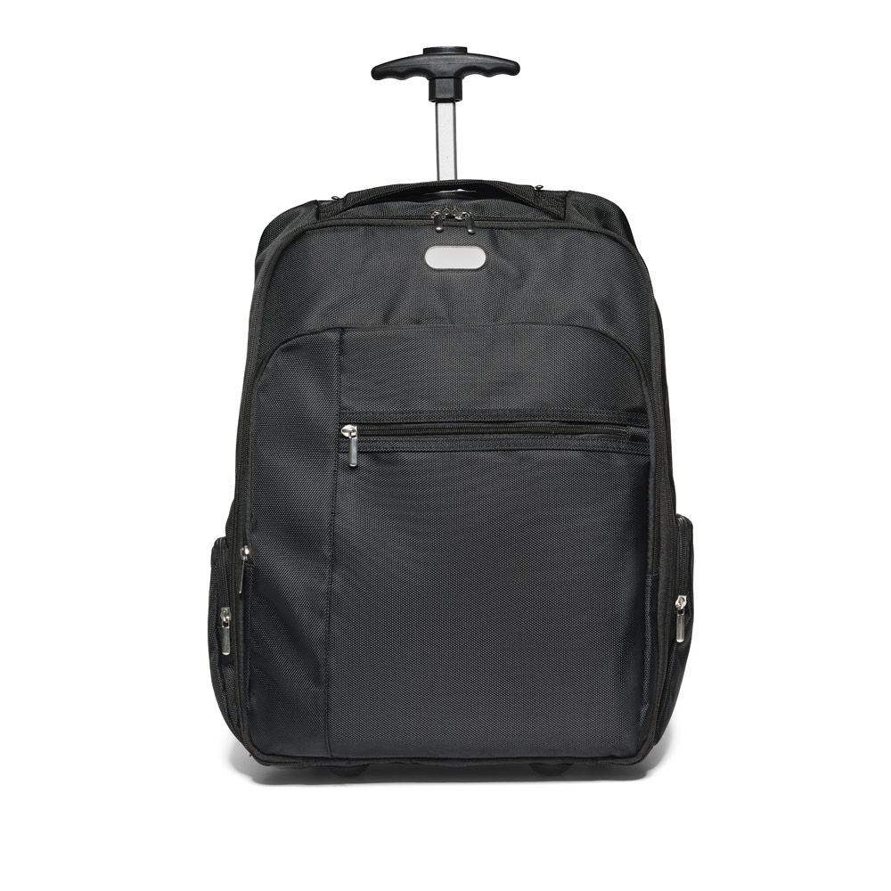 hi!dea 92177 - Sac à dos trolley pour ordinateur portable 17'' en 1680D et 300D