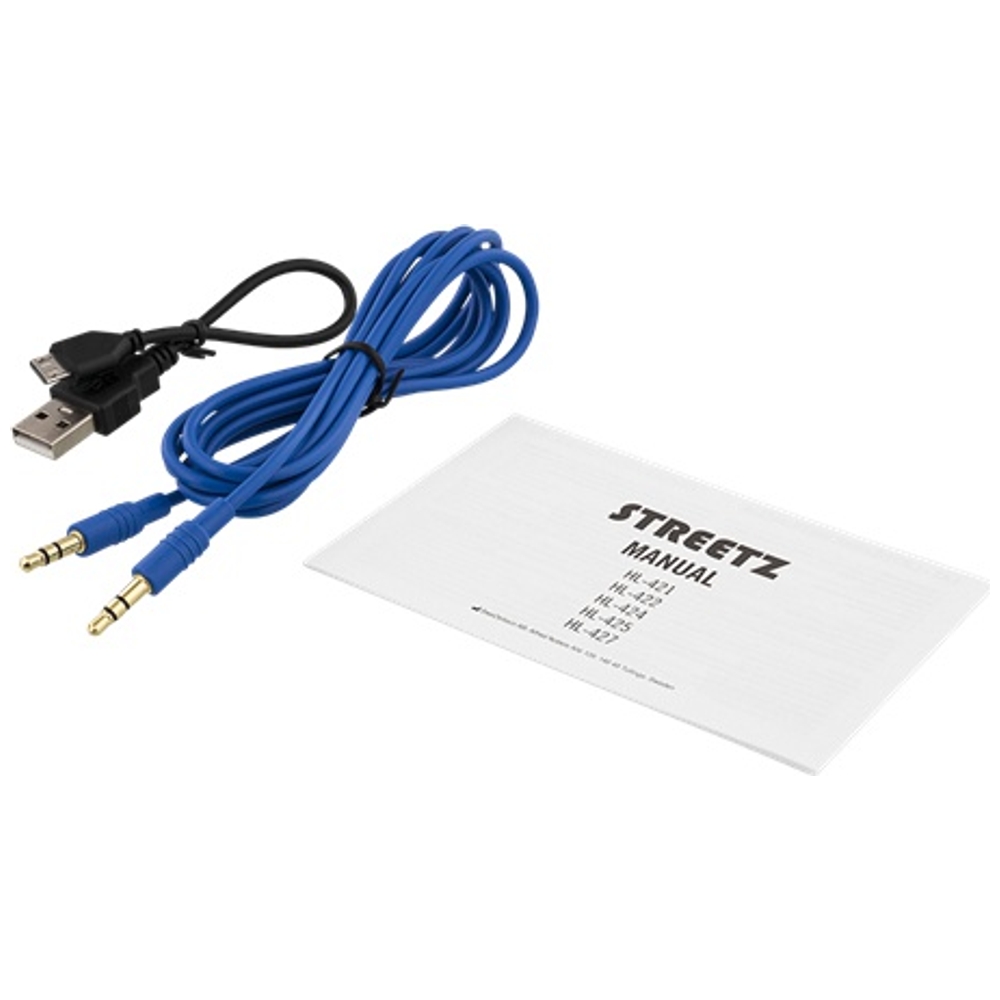 Streetz HL-BT401 Bluetooth-On-Ear-Kopfhörer Blau