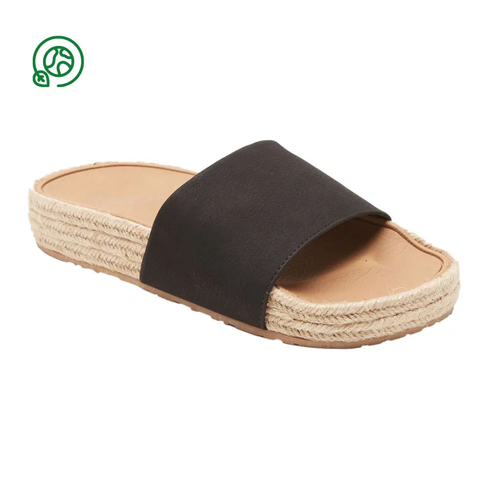 Roxy SLIPPY ESPADRILLE - Sandales Femme black